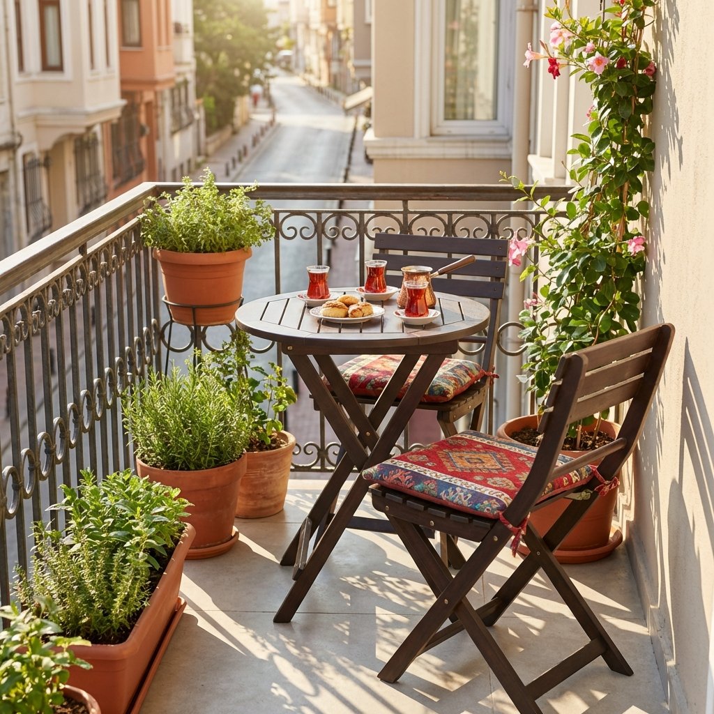 Balkon Masa ve Sandalye Seti